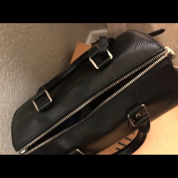 Louis Vuitton speedy epi noir & matching wallet - Picture 3 of 4